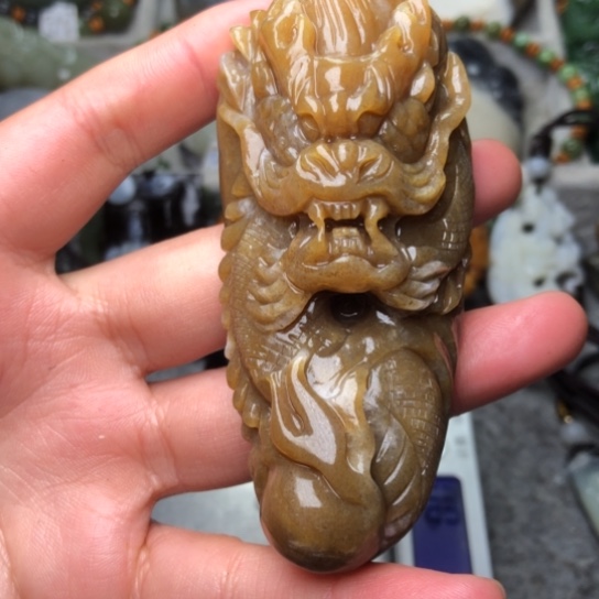 和田玉把件未镶嵌