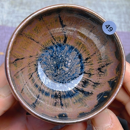 茶盏龙窑柴烧小钵器型8.3口径