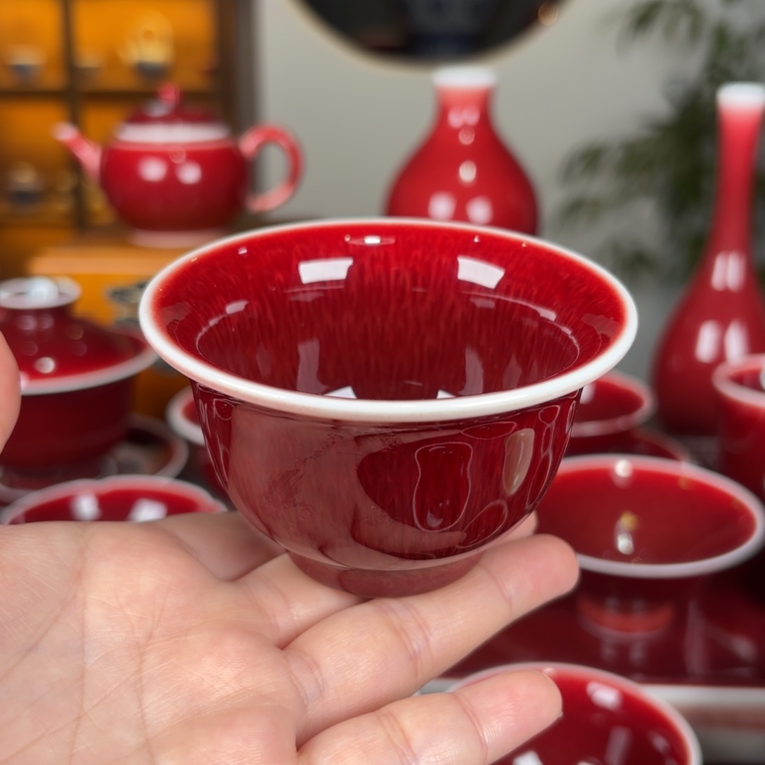 杯子景德镇高温原矿釉