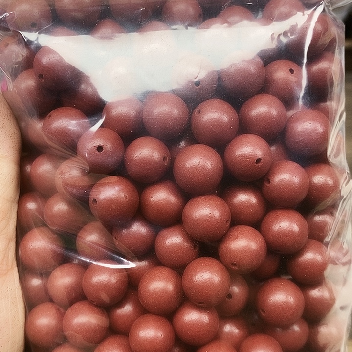 红麝香1.2天然合香珠到手50克打底微瑕