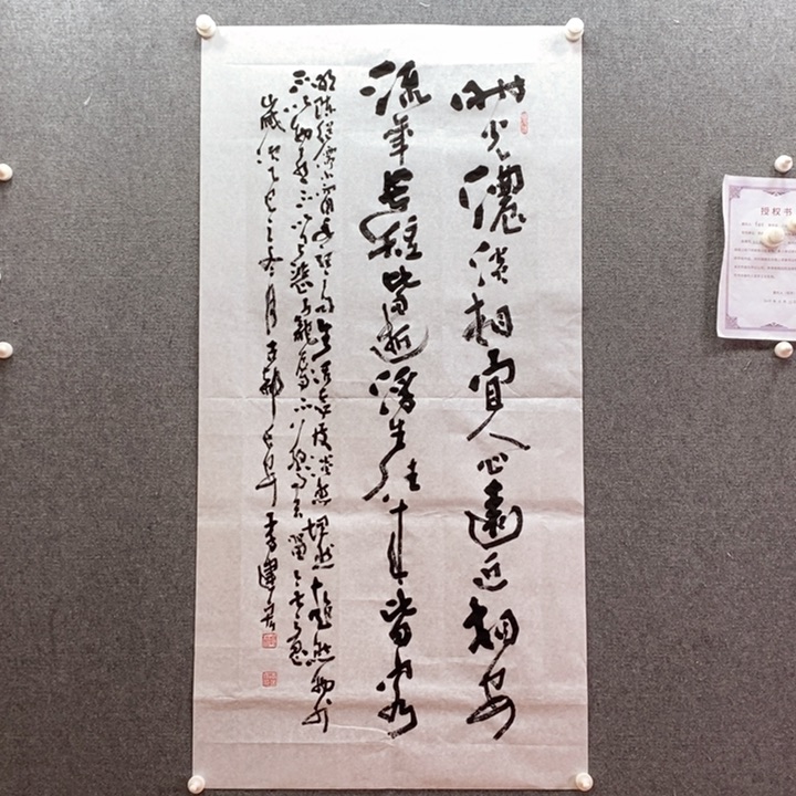 书法书法作品多次参加全国