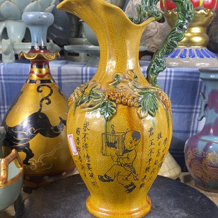 瓶陶泽如花儿盛开了