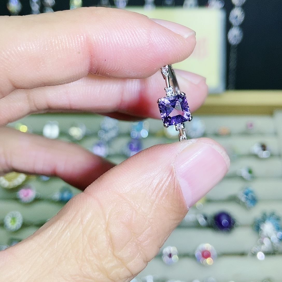 【闪购商品】未镶嵌戒指紫晶