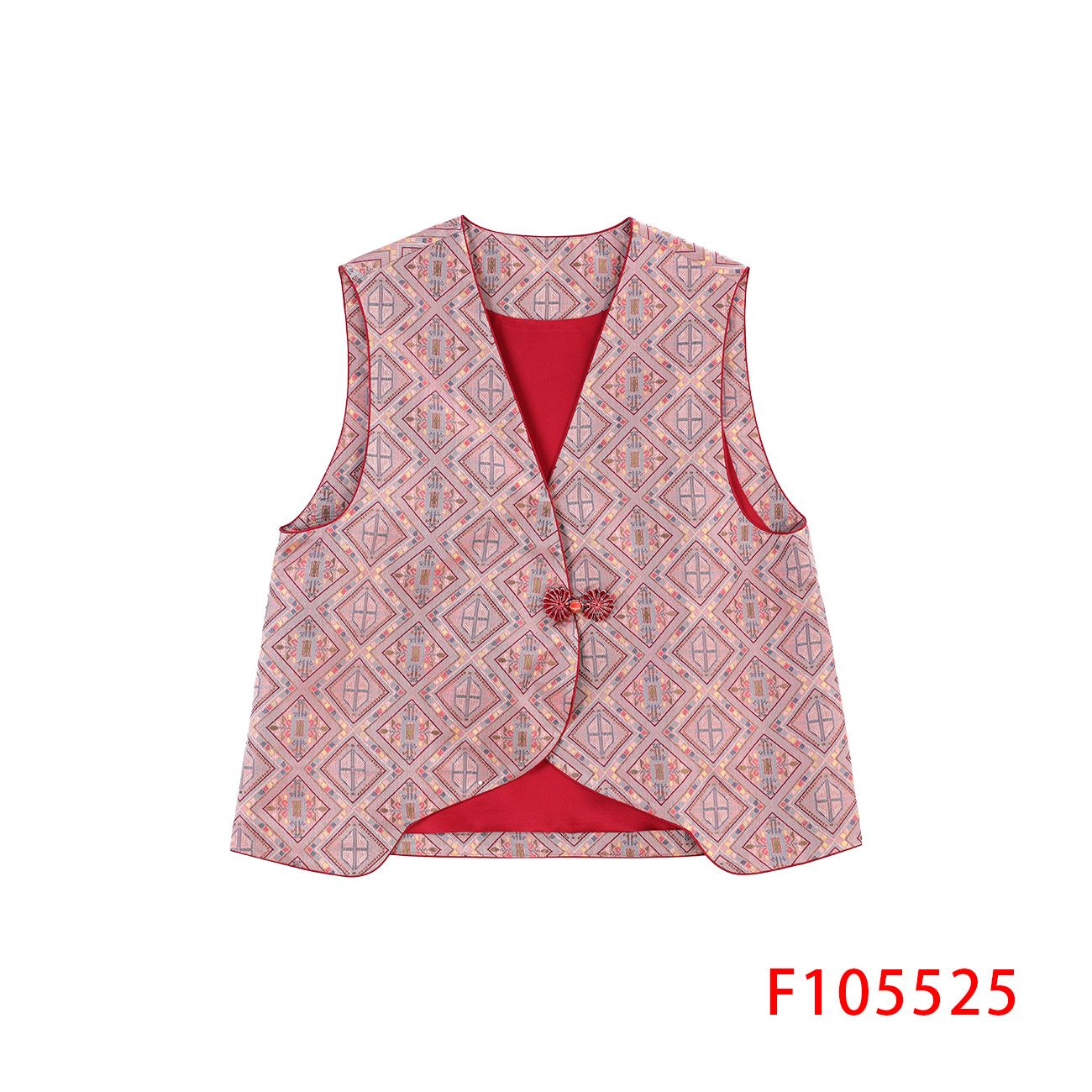 【李老板专属】 几何蜀锦马甲  105525