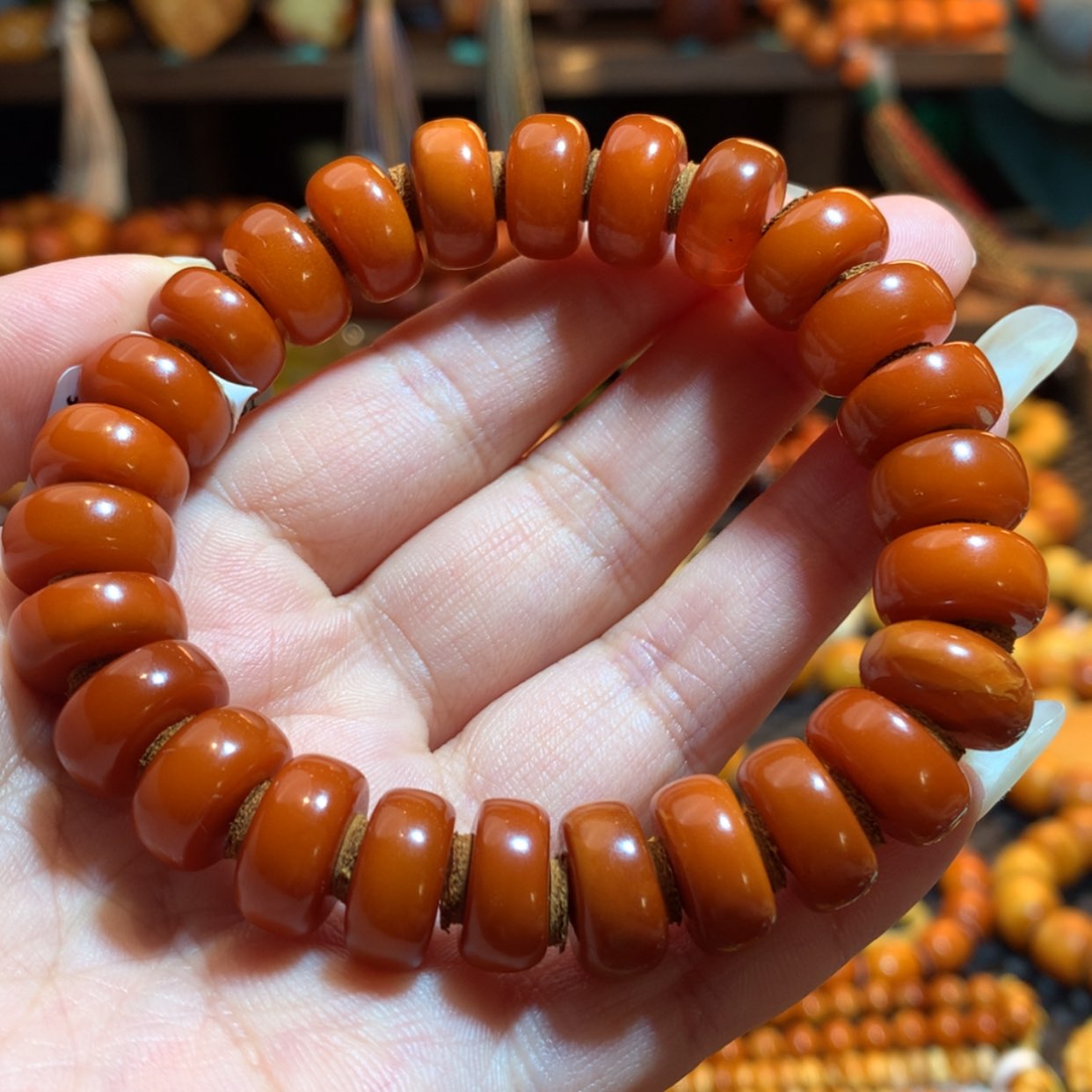 【闪购商品】手串蜜蜡未镶嵌蜜蜡手串