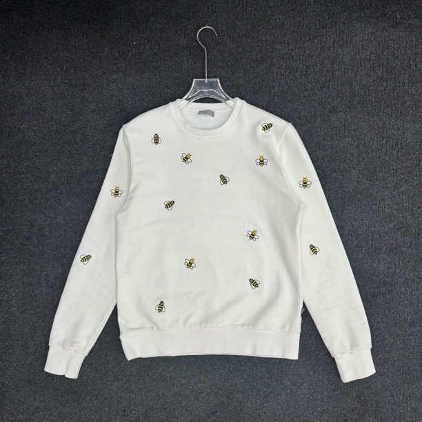 99新 DIOR/迪奥 迪奥联名KAWS小蜜蜂刺绣卫衣/尺码M