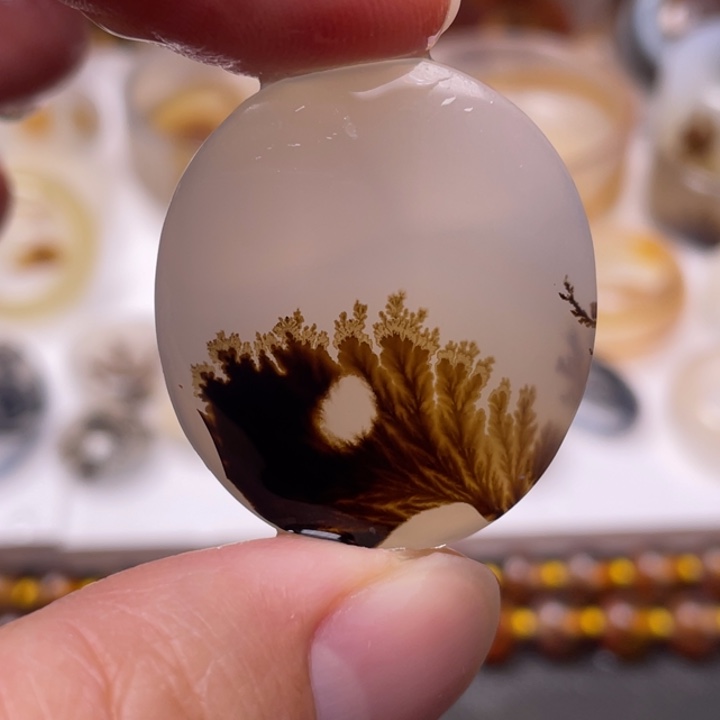 玛瑙/玉髓未镶嵌吊坠(不含链)