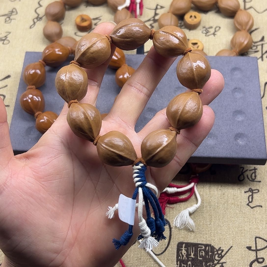 橄榄核手串/手链于*.橄榄核手串梅林铁核2027边度同尺