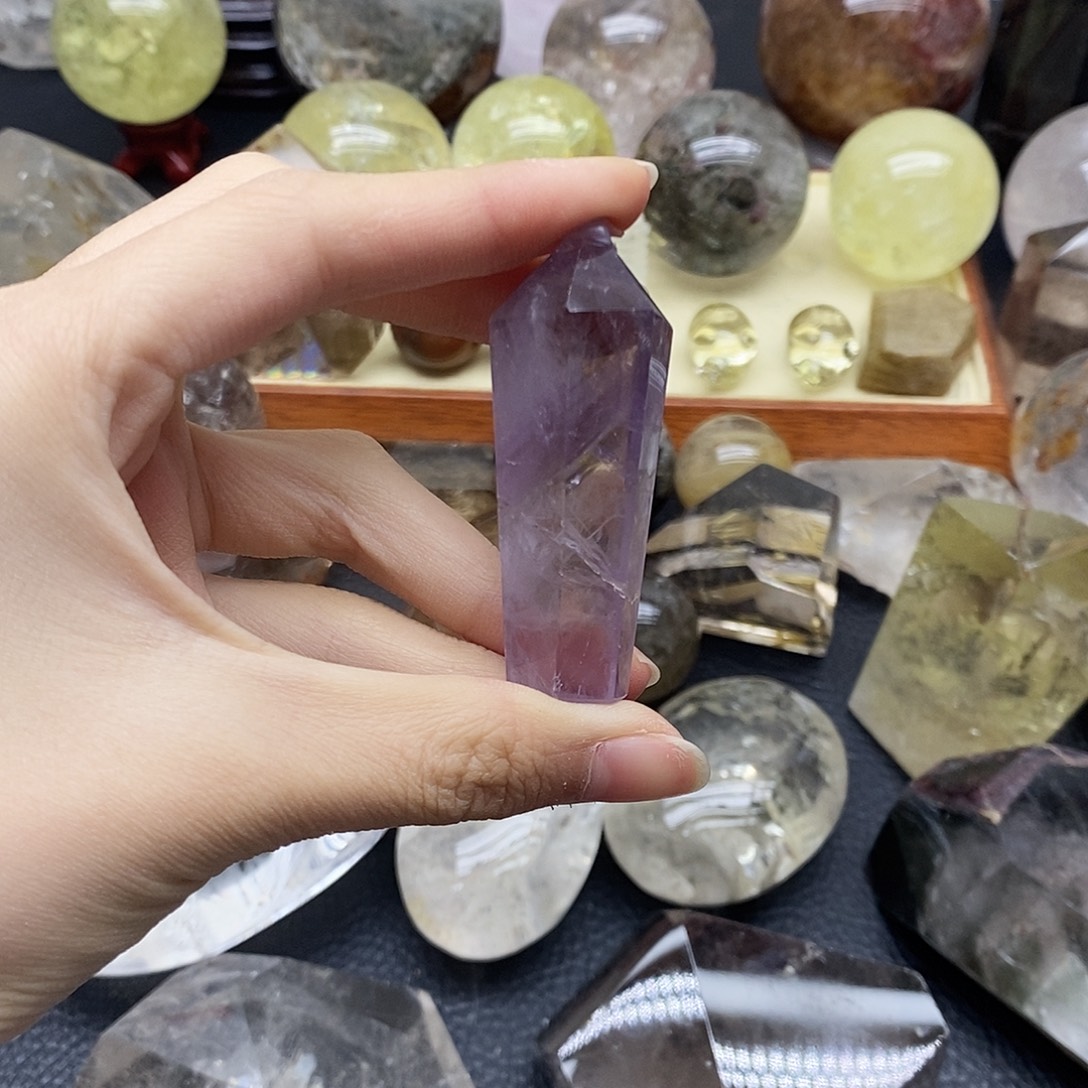 未镶嵌水晶珠宝半成品79水晶石