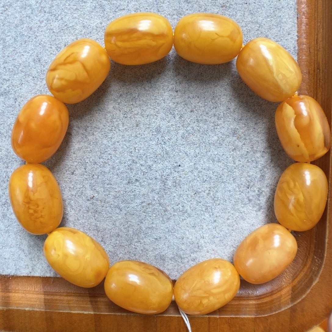 蜜蜡手串未镶嵌蜜蜡手串