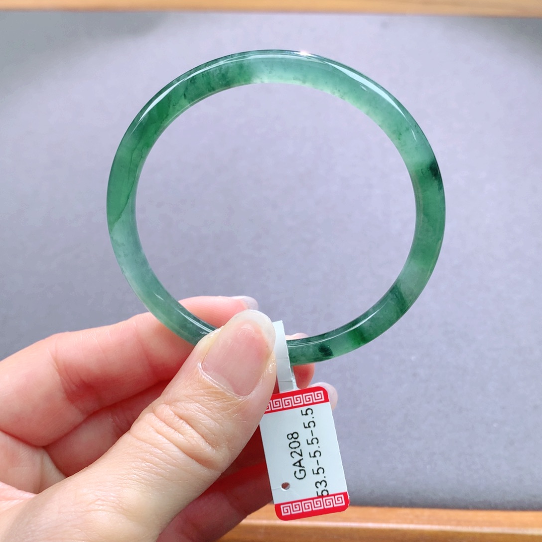翡翠未镶嵌手镯天然翡翠手镯