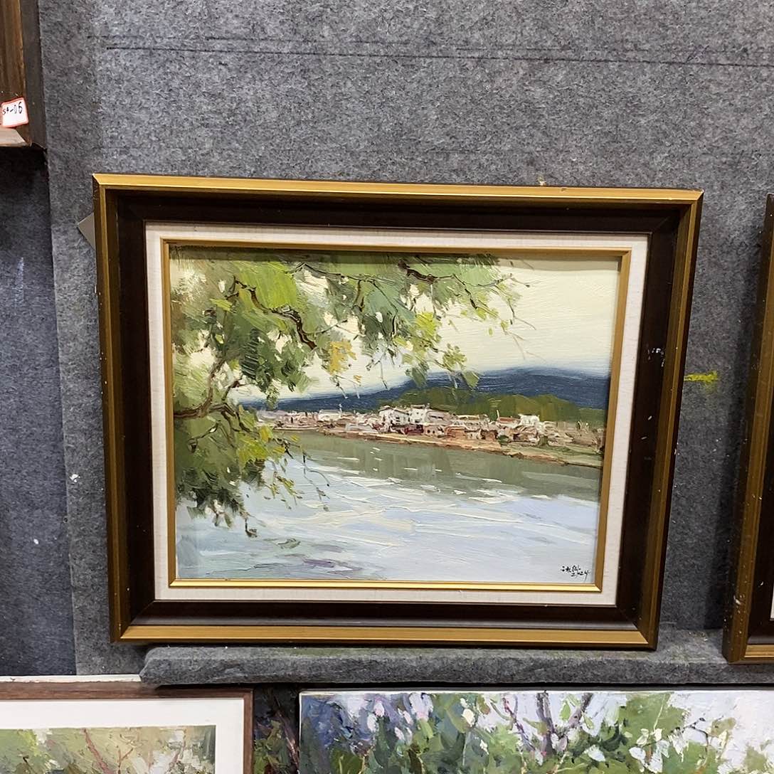 油画带外框画芯50x 40 c m