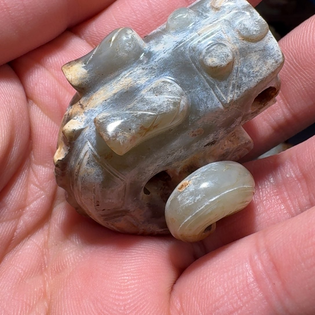 和田玉（糖玉）颈饰未镶嵌用****3