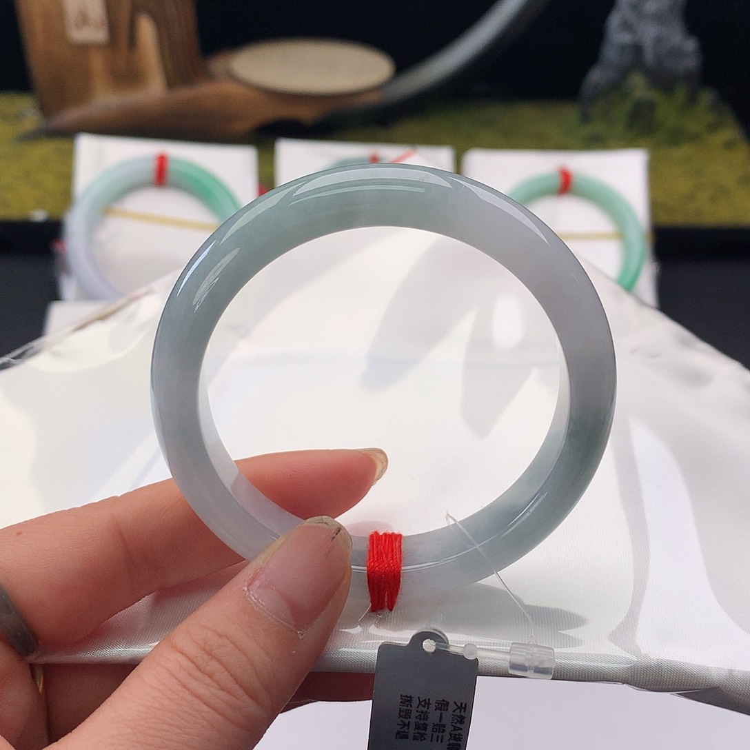 翡翠手镯未镶嵌54正圈2