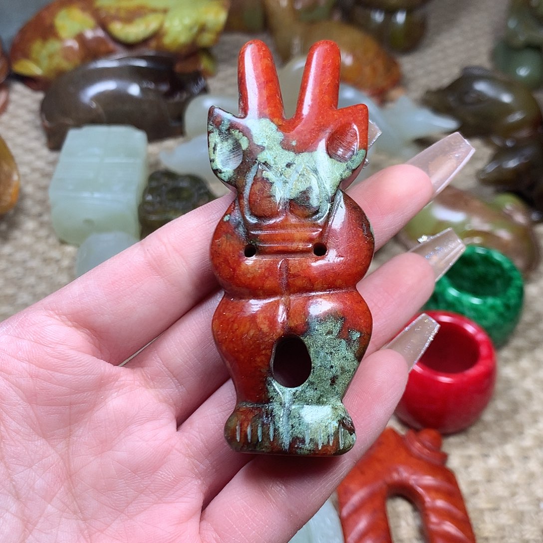 白玉菩提吊坠挂件