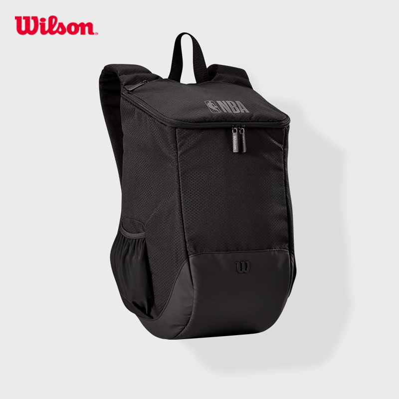 Wilson威尔胜官方NBA潮流大容量简约纯色LOGO双肩包篮球包