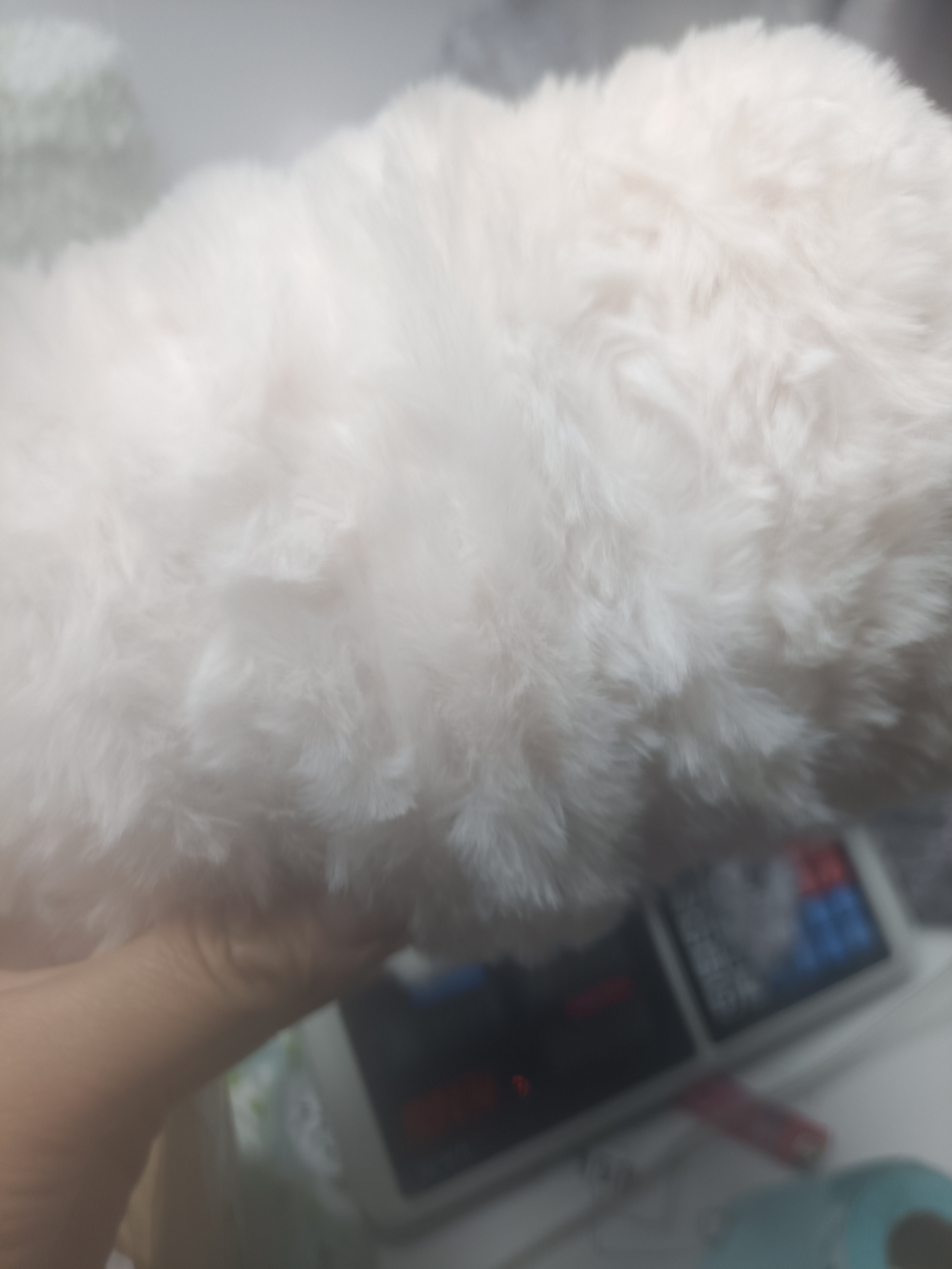 150克粉色皮草织衣服包包玩偶