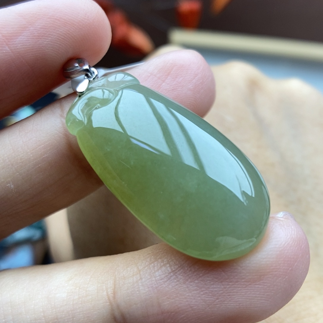 【闪购商品】颈饰银S925镶嵌翡翠49