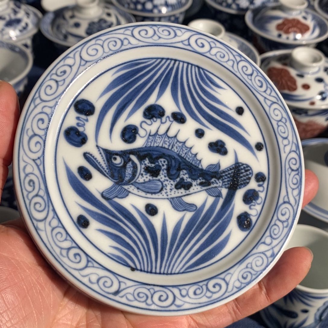缸景德镇手工手绘茶具