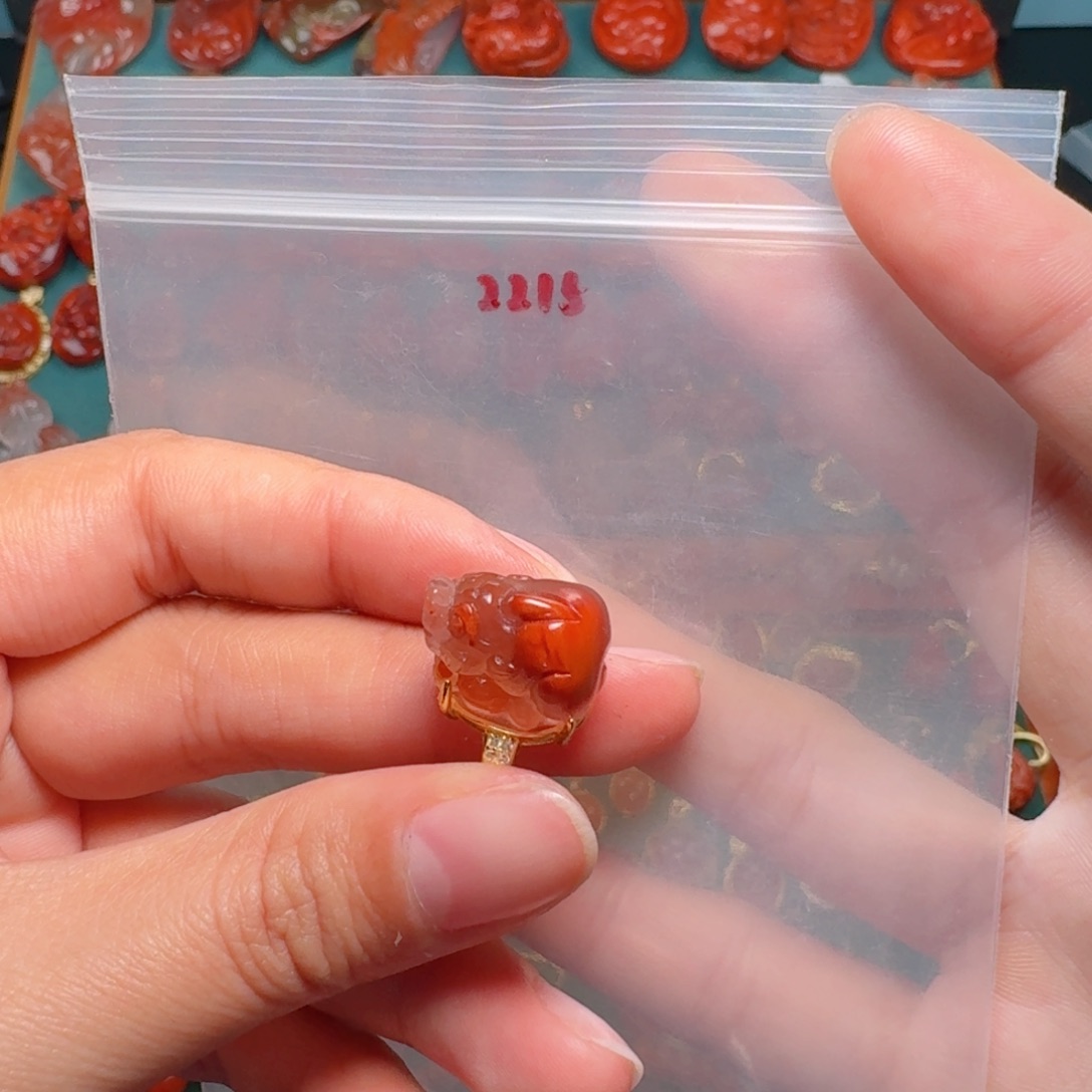 南红玛瑙南红银S925镶嵌