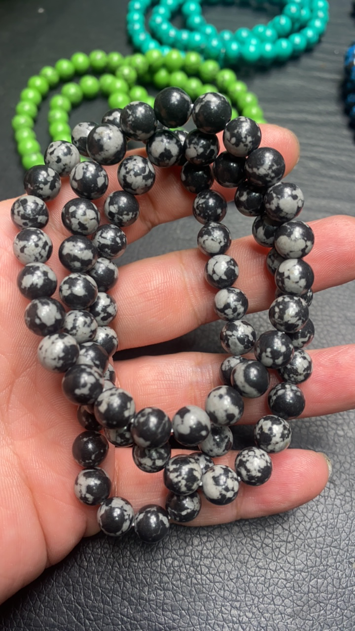 D 599 8 黑白雪花松三圈