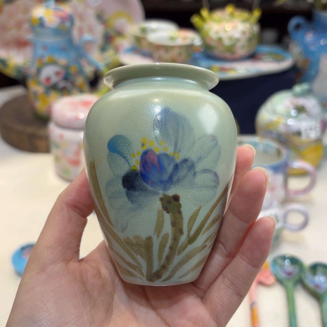 景德镇手绘高温釉下彩陶瓷茶具