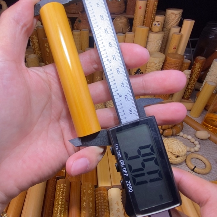d***y竹黄皮天然圆素竹高度9.5