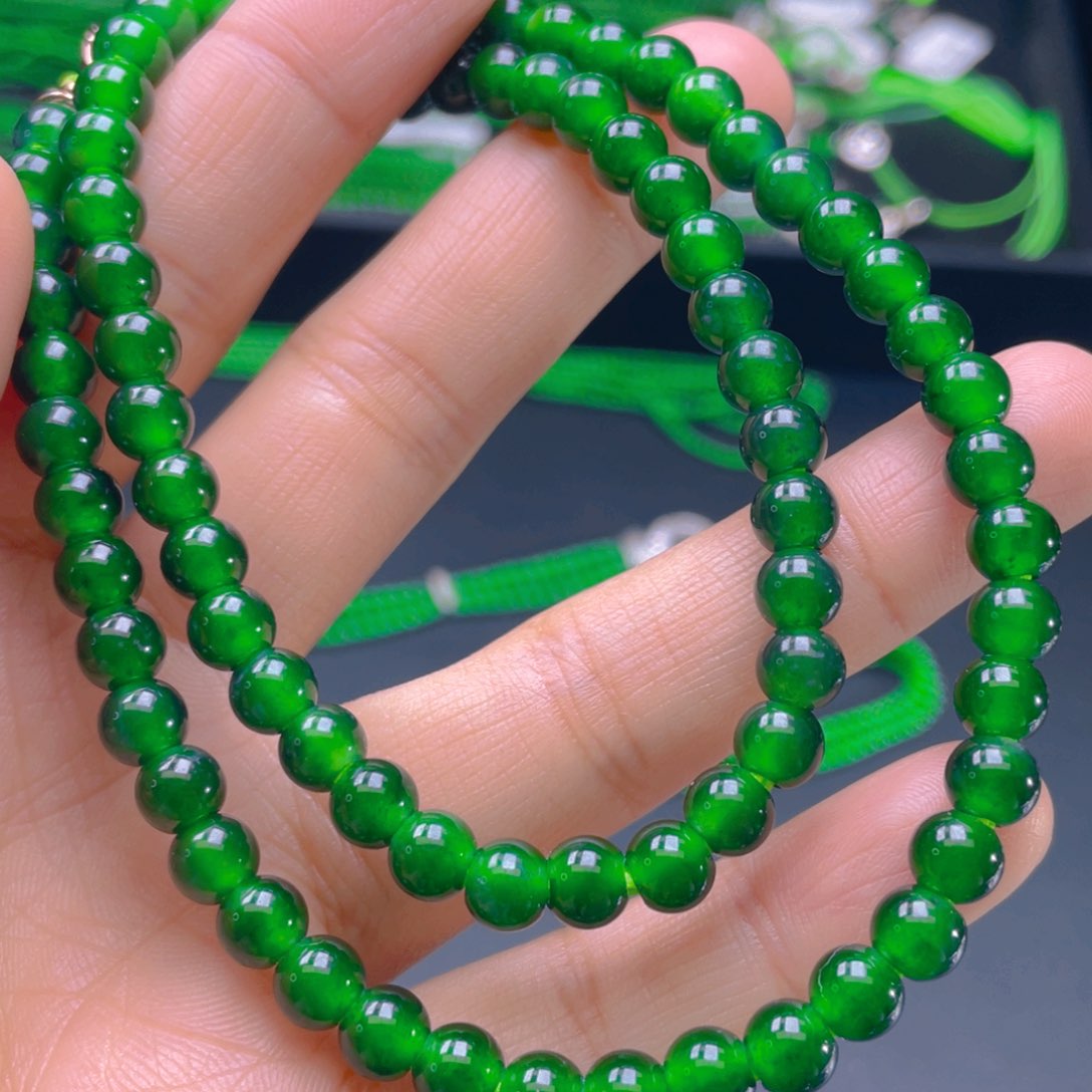 翡翠项链未镶嵌，1