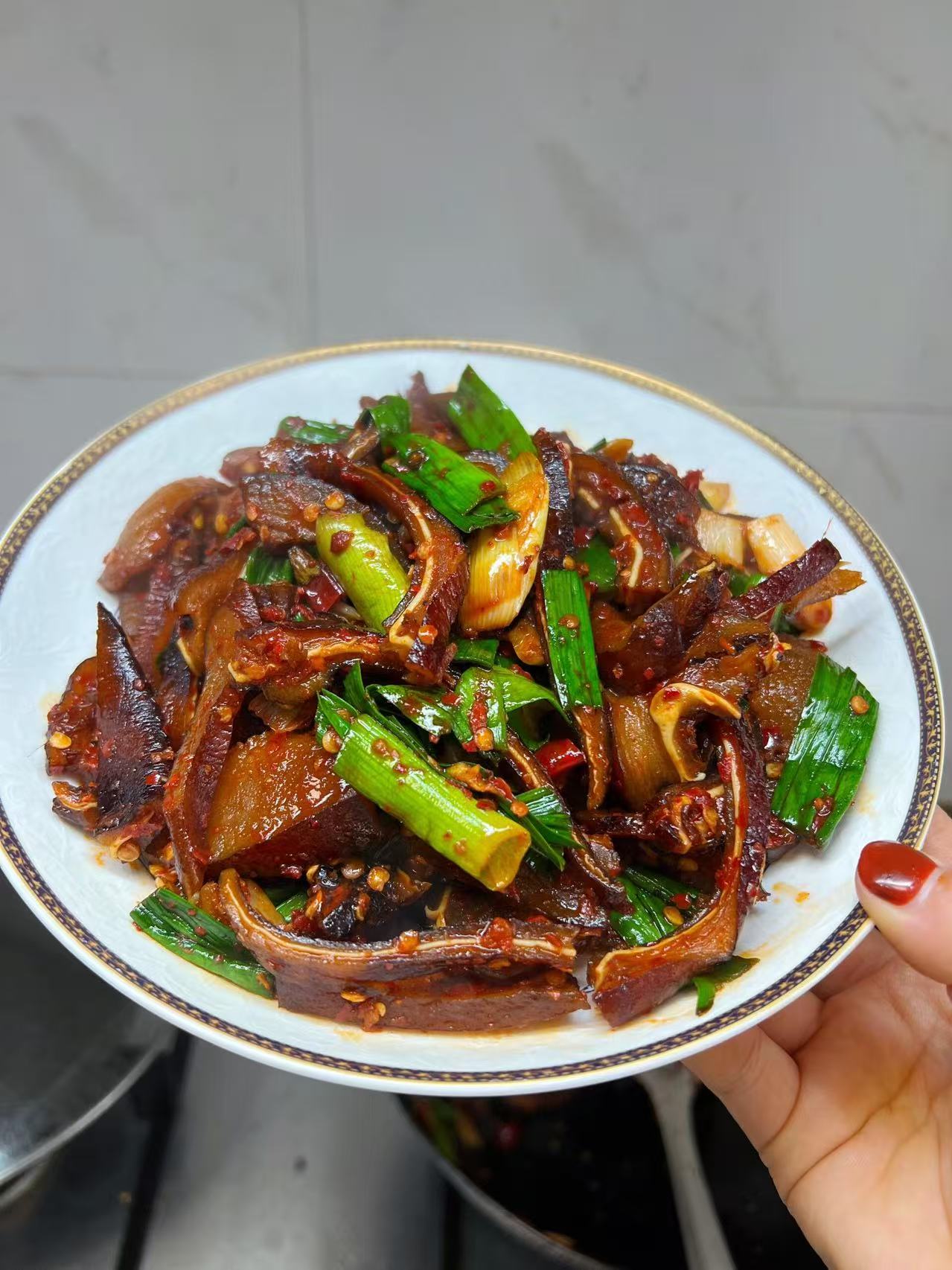 【腊猪耳朵】湖南正宗柴火米糠烟熏腊耳朵特产腊味下酒菜腊猪耳朵