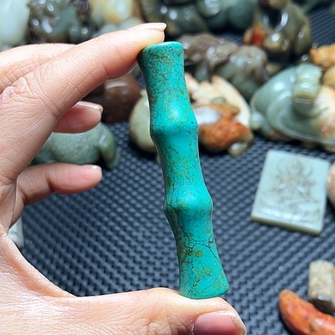 白玉菩提吊坠摆件