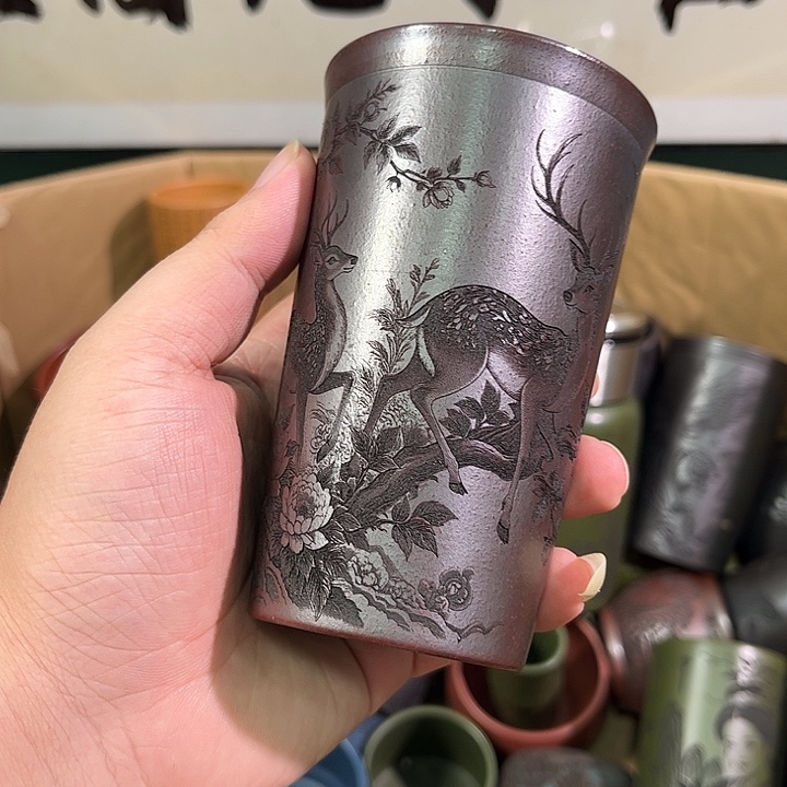 茶杯紫砂全手工紫砂主人杯