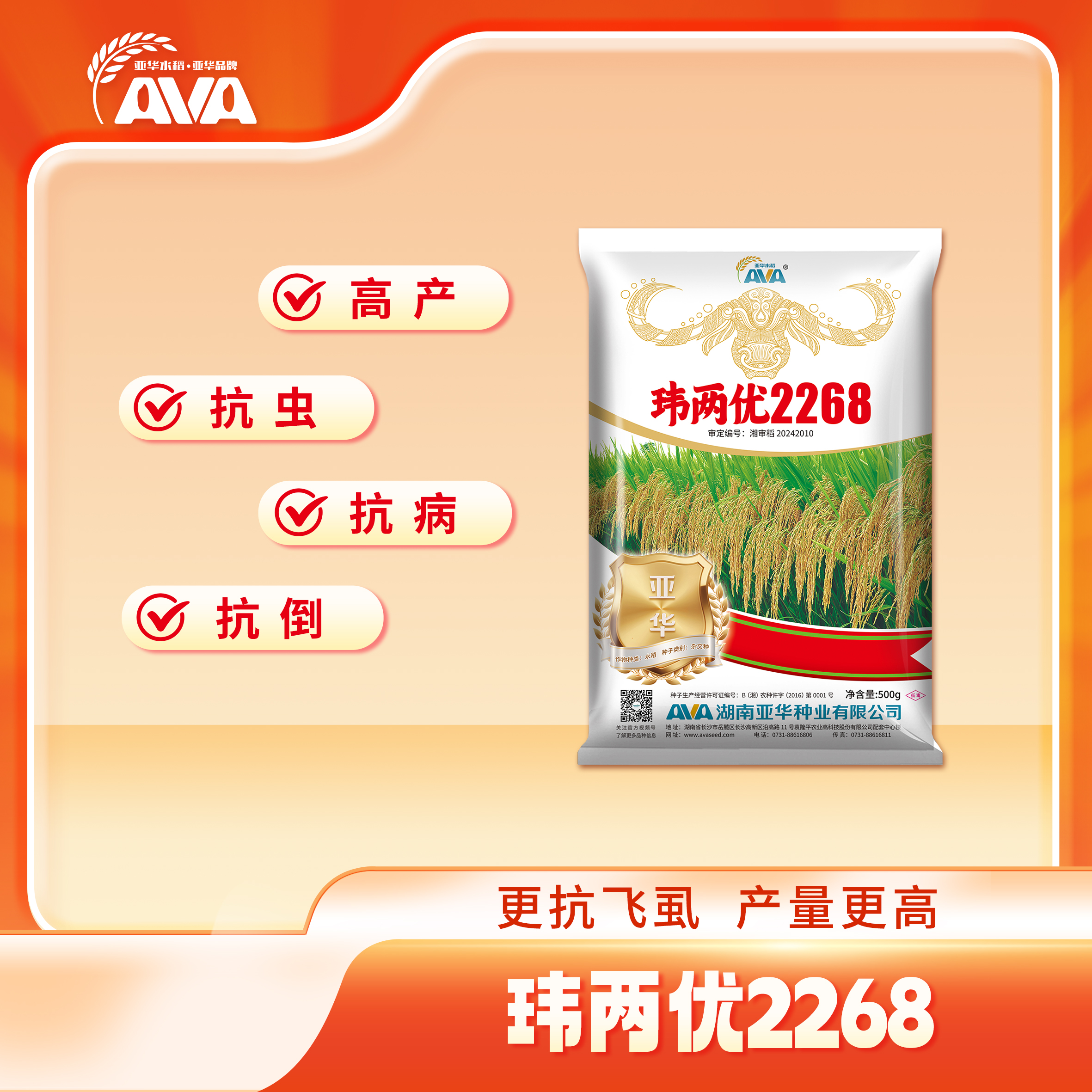 亚华水稻玮两优2268