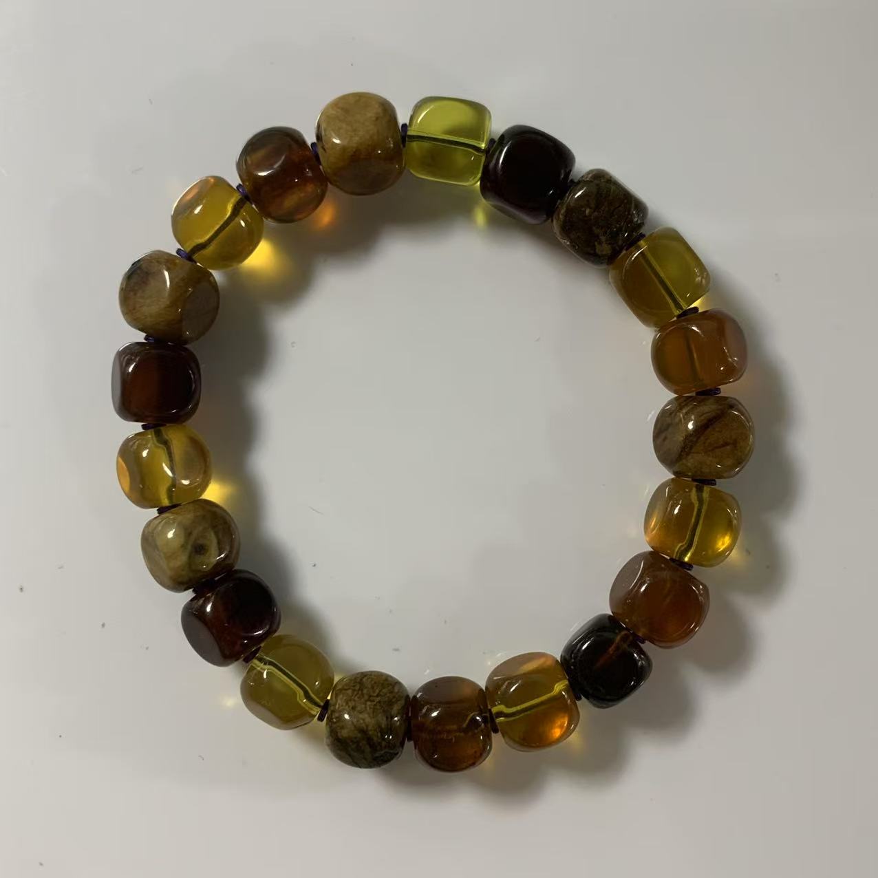 天然缅甸琥珀手串