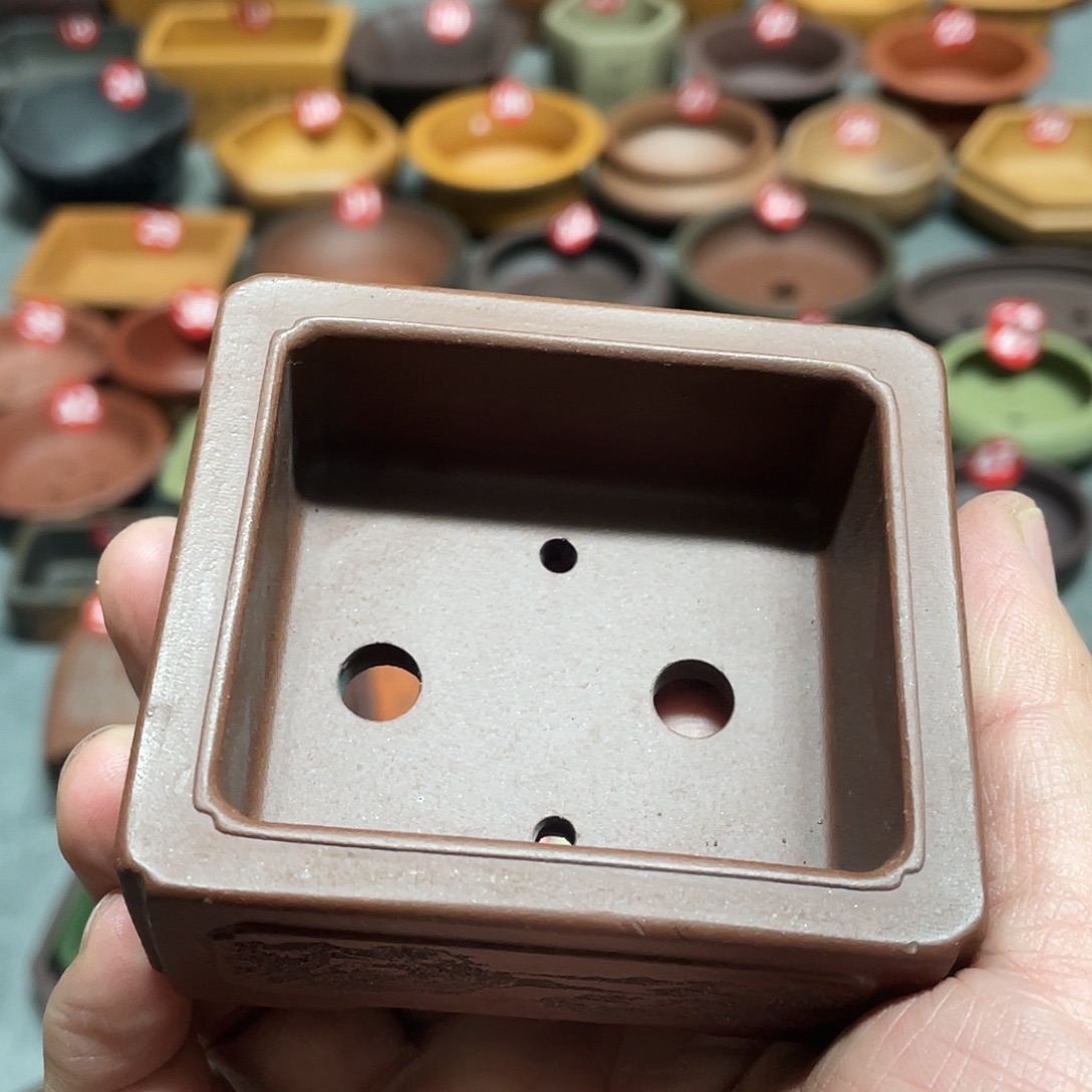 紫砂小盆6.5*5.5*2.5