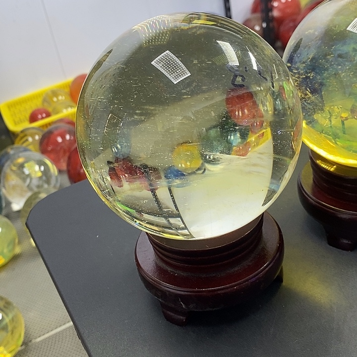 思***索石材12.8厘米黄水摆件