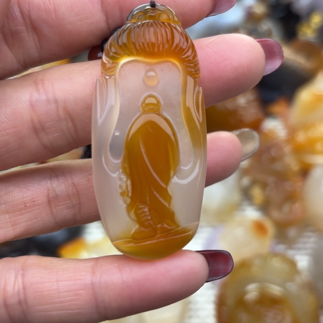 玛瑙/玉髓挂件未镶嵌