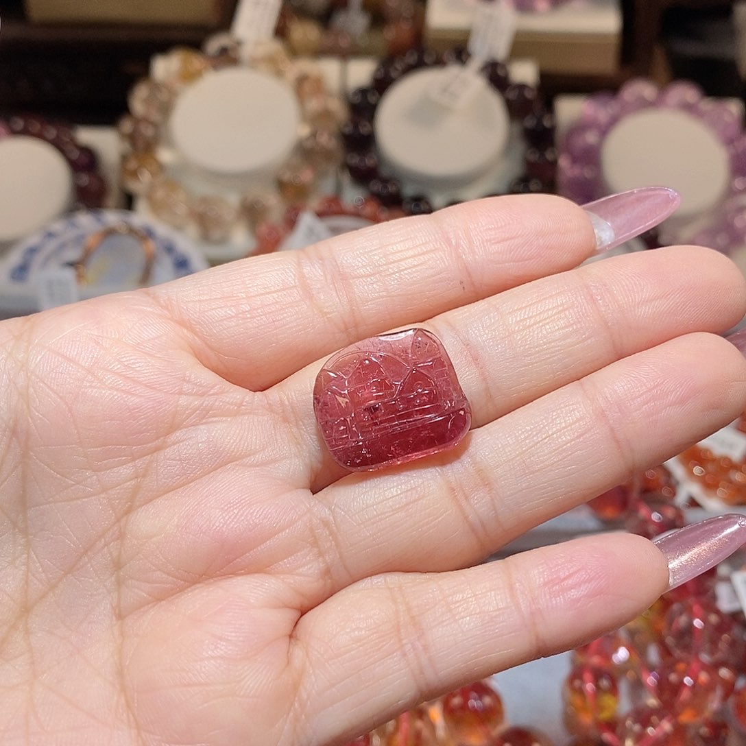 水晶手链未镶嵌夕*碧玺