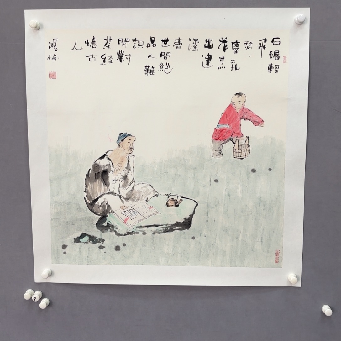 国画亲笔手绘原创