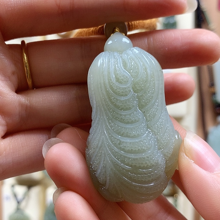 颈饰未镶嵌和田玉杨*饭