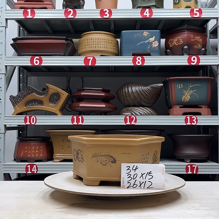 紫砂花盆紫砂花盆