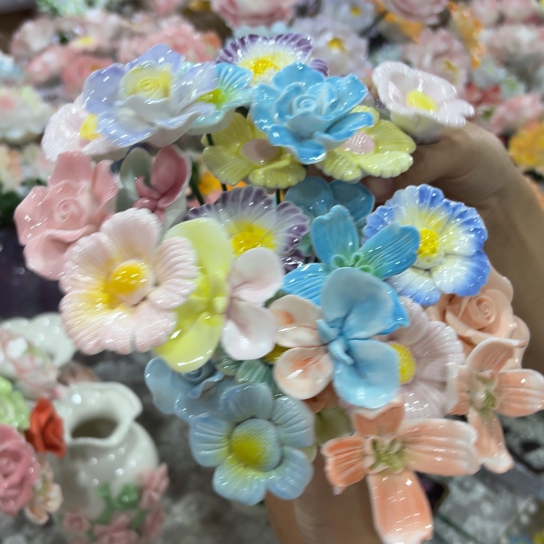 5根陶瓷花满20元发货，请勿随意退款