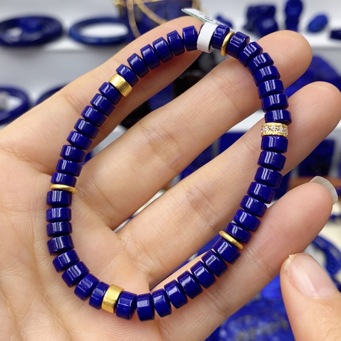 青金石手链未镶嵌