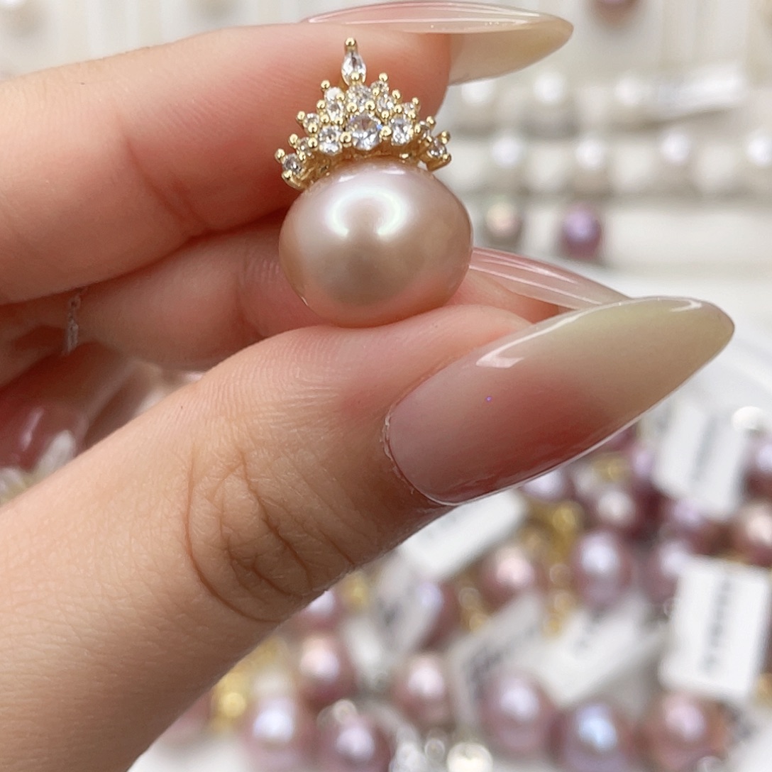 淡水珍珠未镶嵌吊坠(赠链)