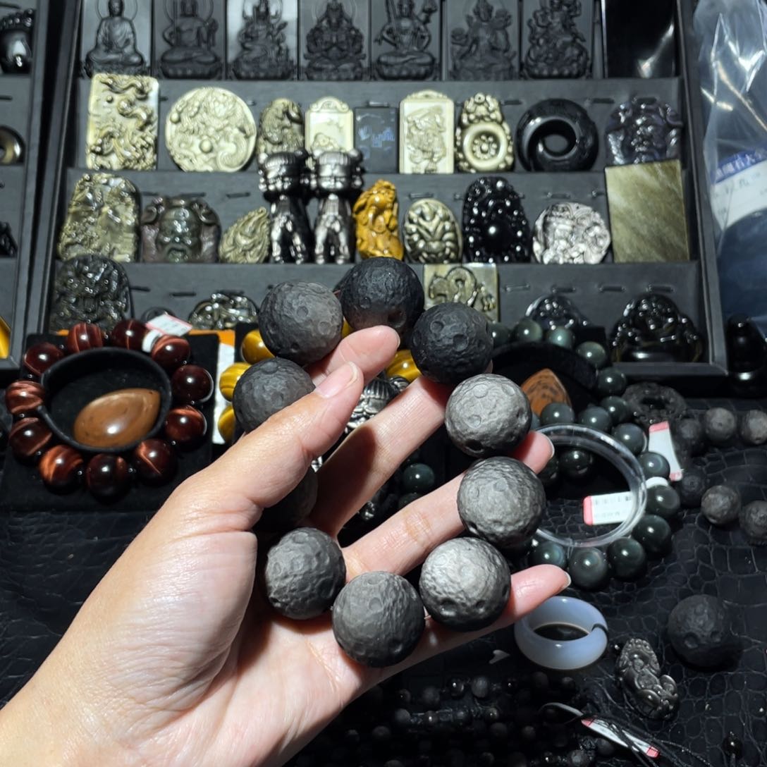 黑曜岩手链未镶嵌S****N