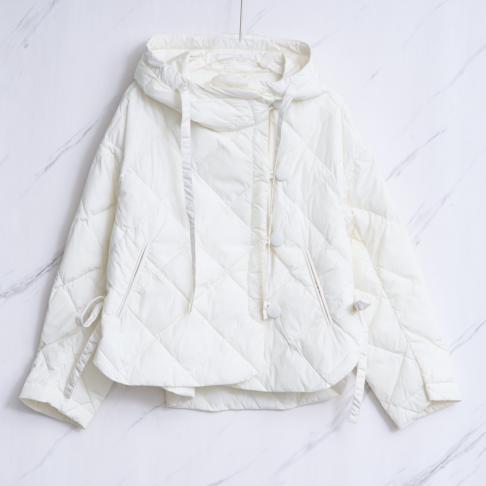 IENKI IENKI女士连帽绗缝棉服IIGU00005