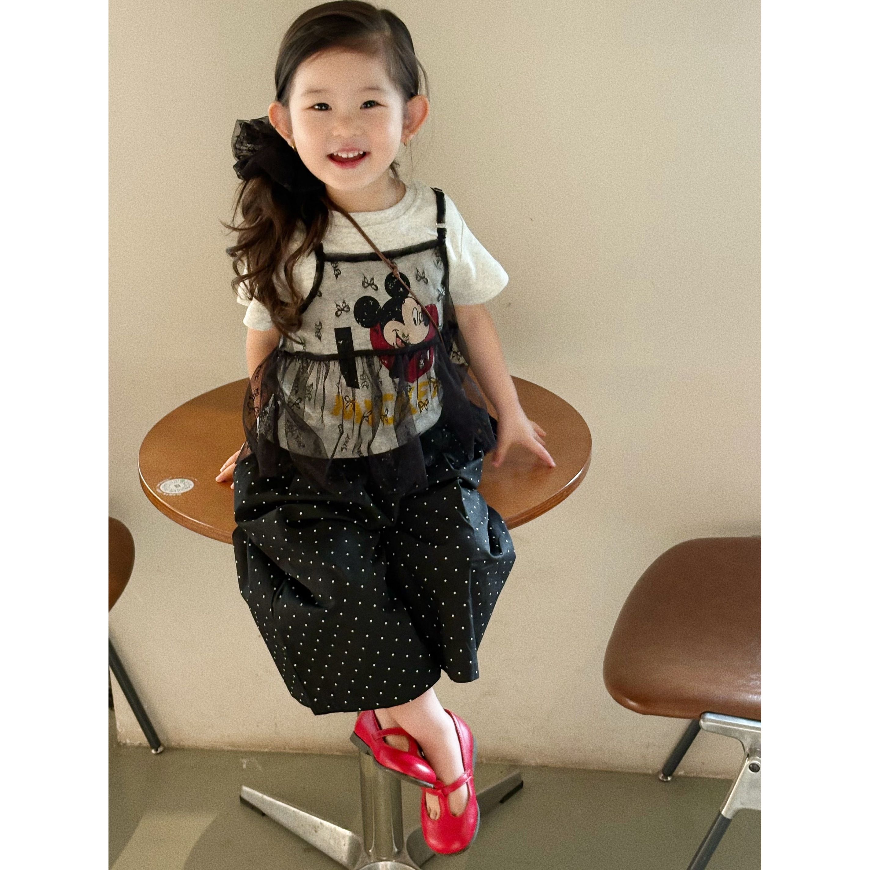 YTJJ·25夏~米奇上衣套装26187（带发圈）