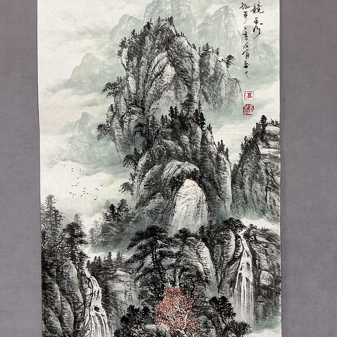 国画国画纯手绘作品请放心去藏