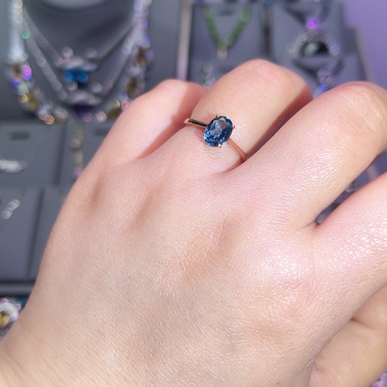 【闪购商品】托帕石戒指银S925镶嵌