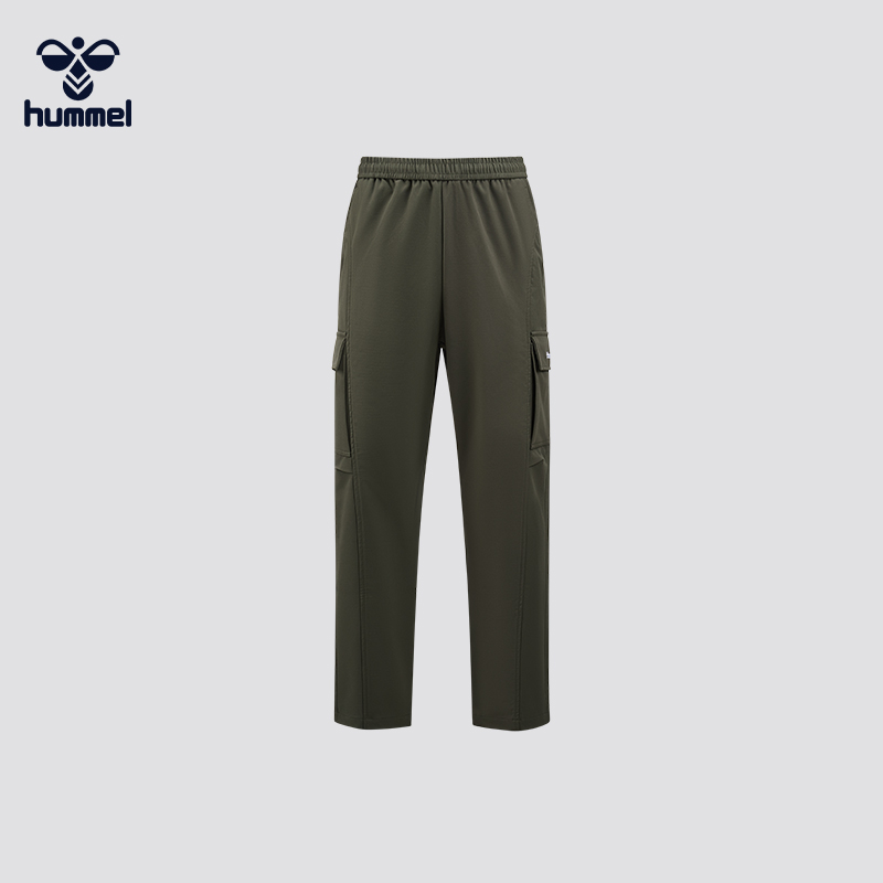 HUMMEL工装休闲裤男士秋季徒步户外运动直筒梭织长裤