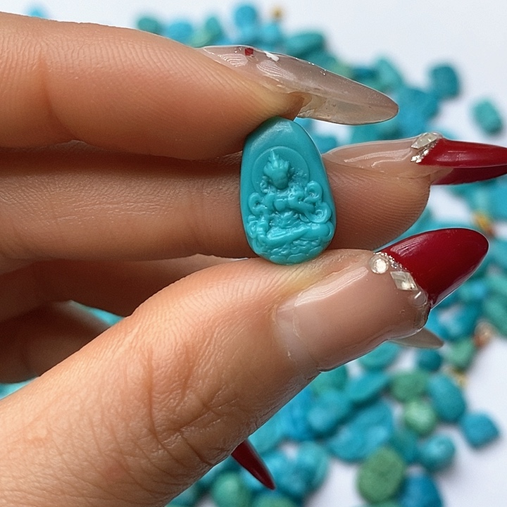 绿松石珠宝奇石未镶嵌